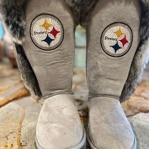 Cuce Ugg style Pittsburgh Steelers boots